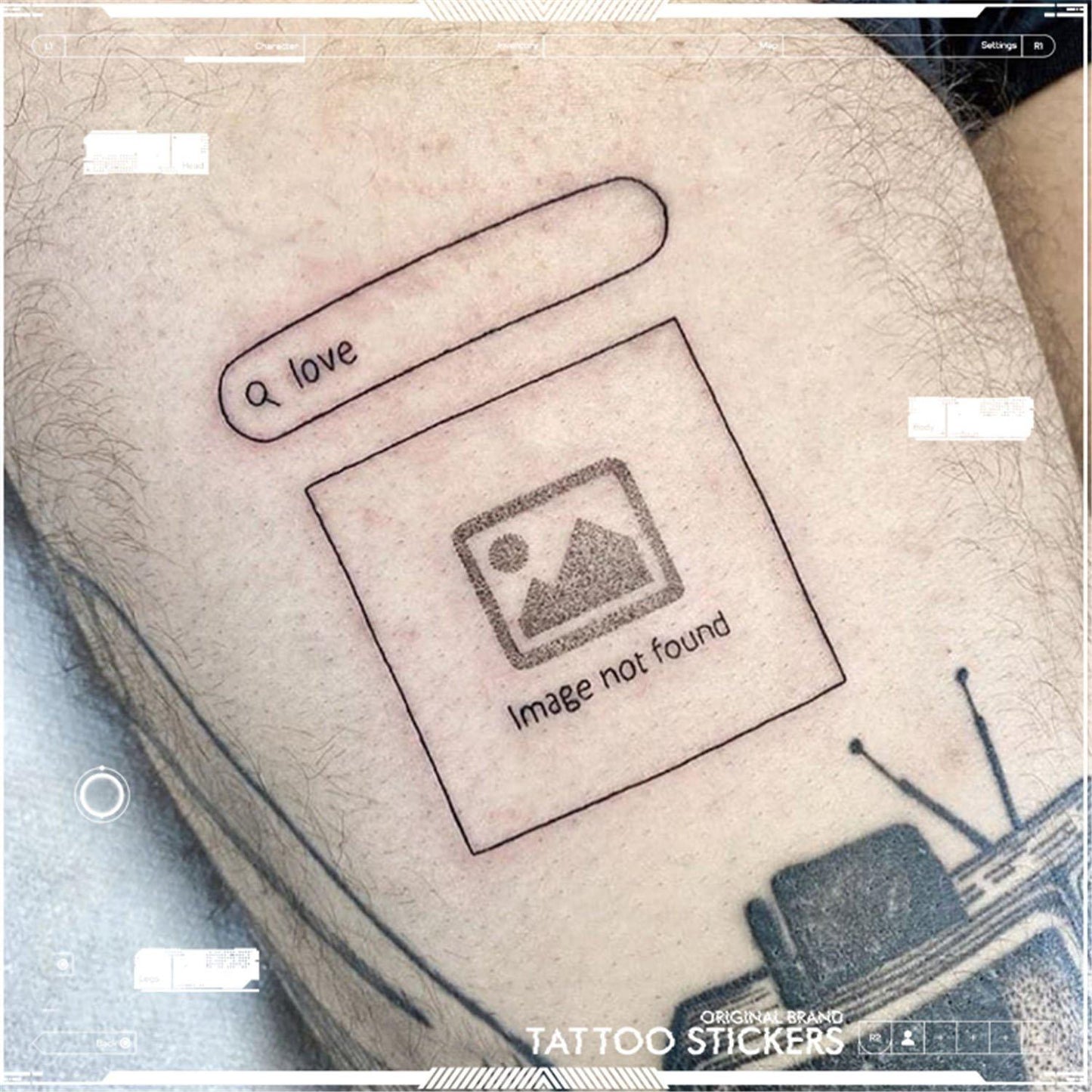 Image No Found Temporary Tattoo - StiCool