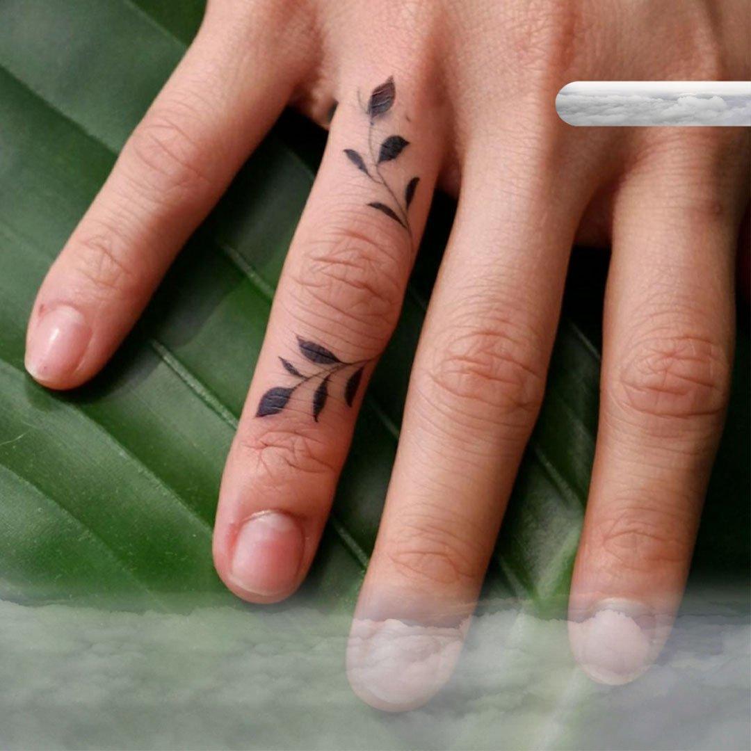 Mini Leaf Temporary Tattoo - StiCool