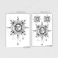 Moon&Sun Temporary Tattoo - StiCool