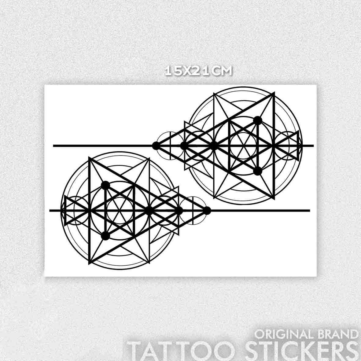 Simplicity Geometry Temporary Tattoo - StiCool