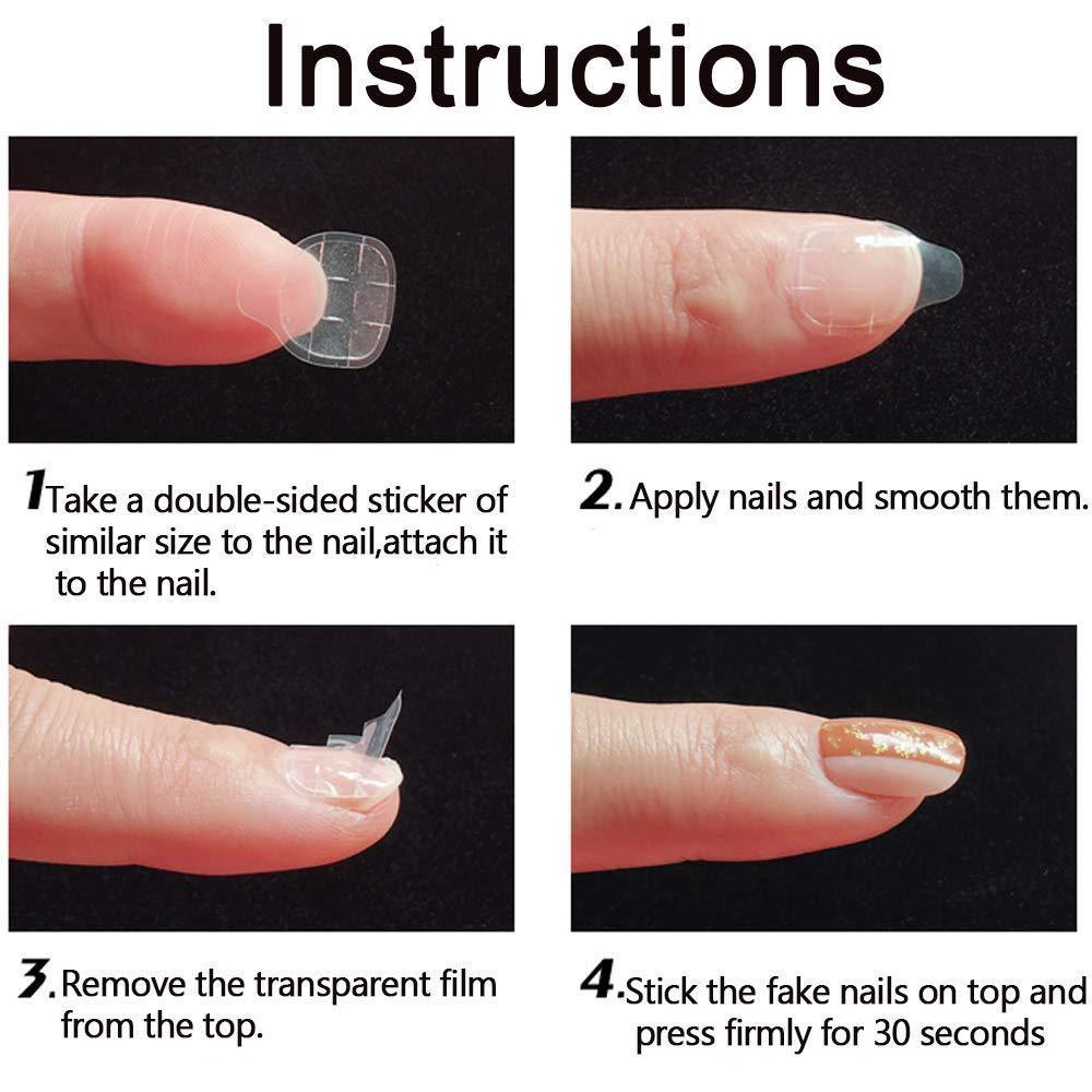 Green Ribbon Press On Nails - StiCool