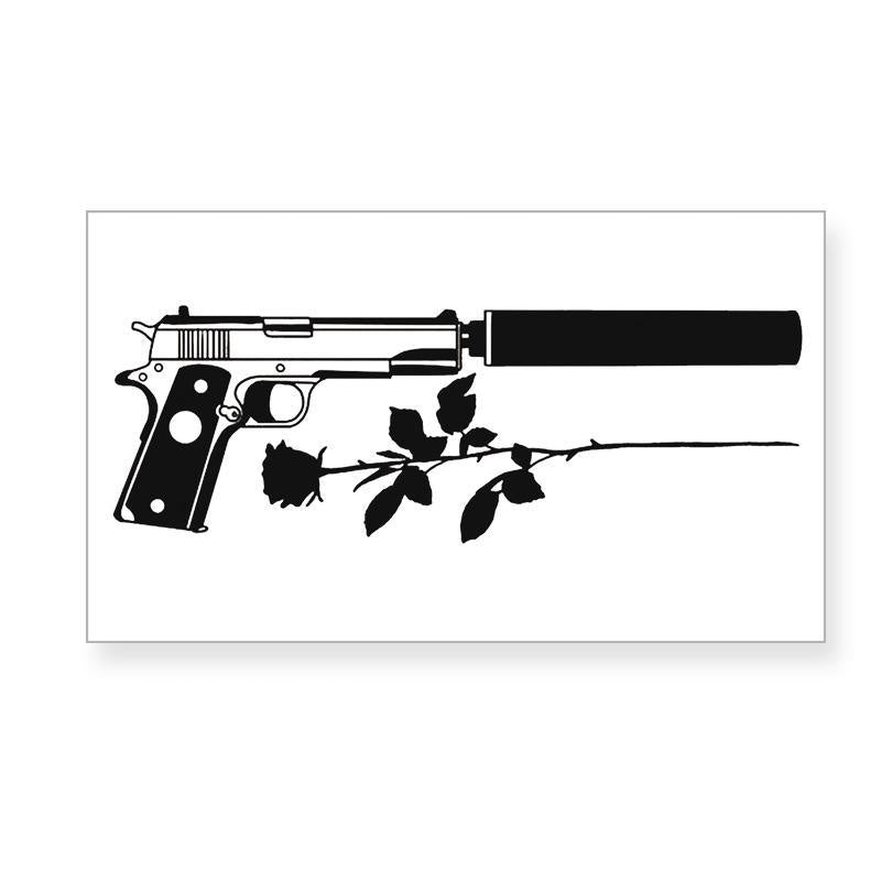 Flower Gun Temporary Tattoo - StiCool