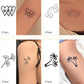 60Pcs Mixed Designs Semi-Permanent Tattoo Set - Body404