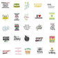 200 Pcs Non-Repeated Encouraging English Motto Sticker - StiCool