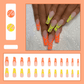 Lemon Orange Hue Press On Nails - StiCool
