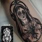 Lady of Darkness Semi-Permanent Tattoo