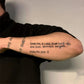 2pcs Confession Semi-Permanent Tattoo