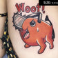Anime Chainsaw Nervous Temporary Tattoo
