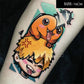 Anime Chainsaw Cute Partners Temporary Tattoo