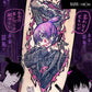 Anime Chainsaw Callous Temporary tattoo