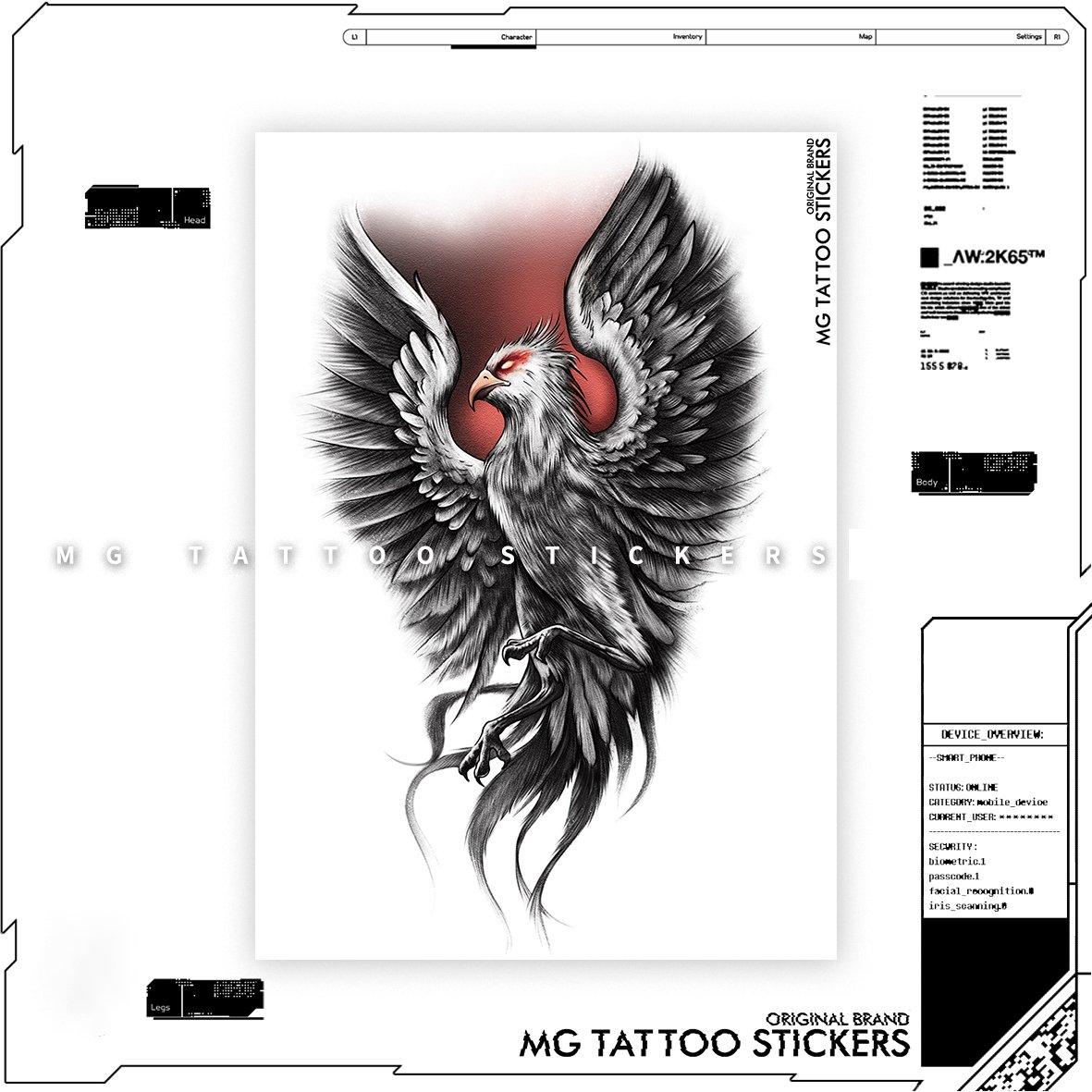 Eagle Temporary Tattoo - StiCool