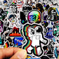 50 Pcs Non-Repeated Astronaut Stickers - StiCool