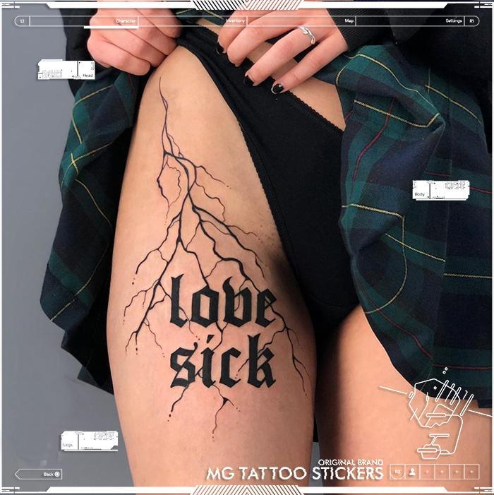 Lightning Rift Temporary Tattoo - StiCool