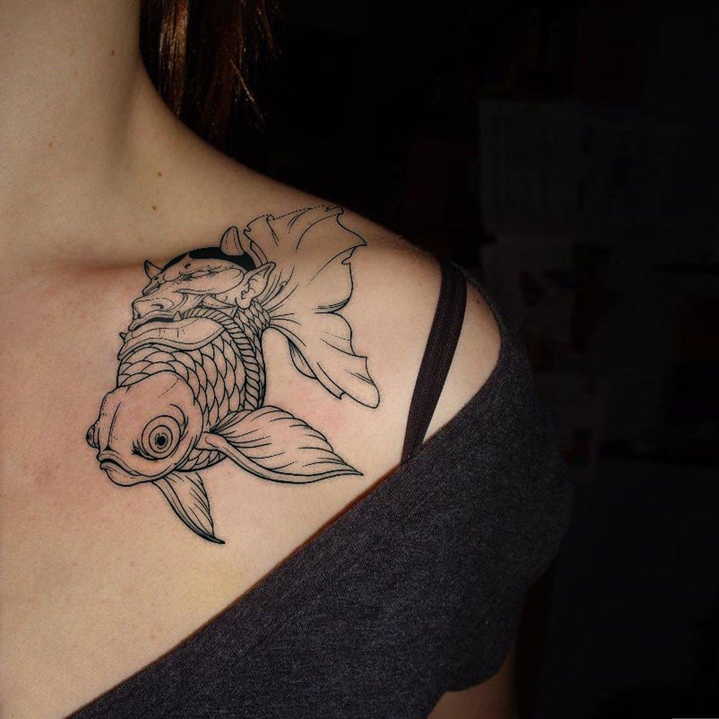 Goldfish Hennya Semi-Permanent Tattoo - StiCool