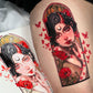 9 Pcs Combo Dark Fairy Tale Princess Temporary Tattoo