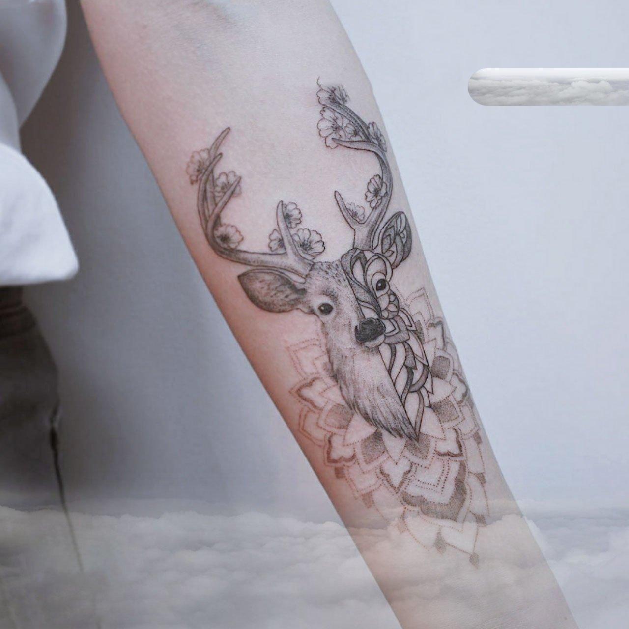 Hello Deer Temporary Tattoo - StiCool
