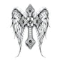 Angel Wings Full Back Temporary Tattoo - StiCool