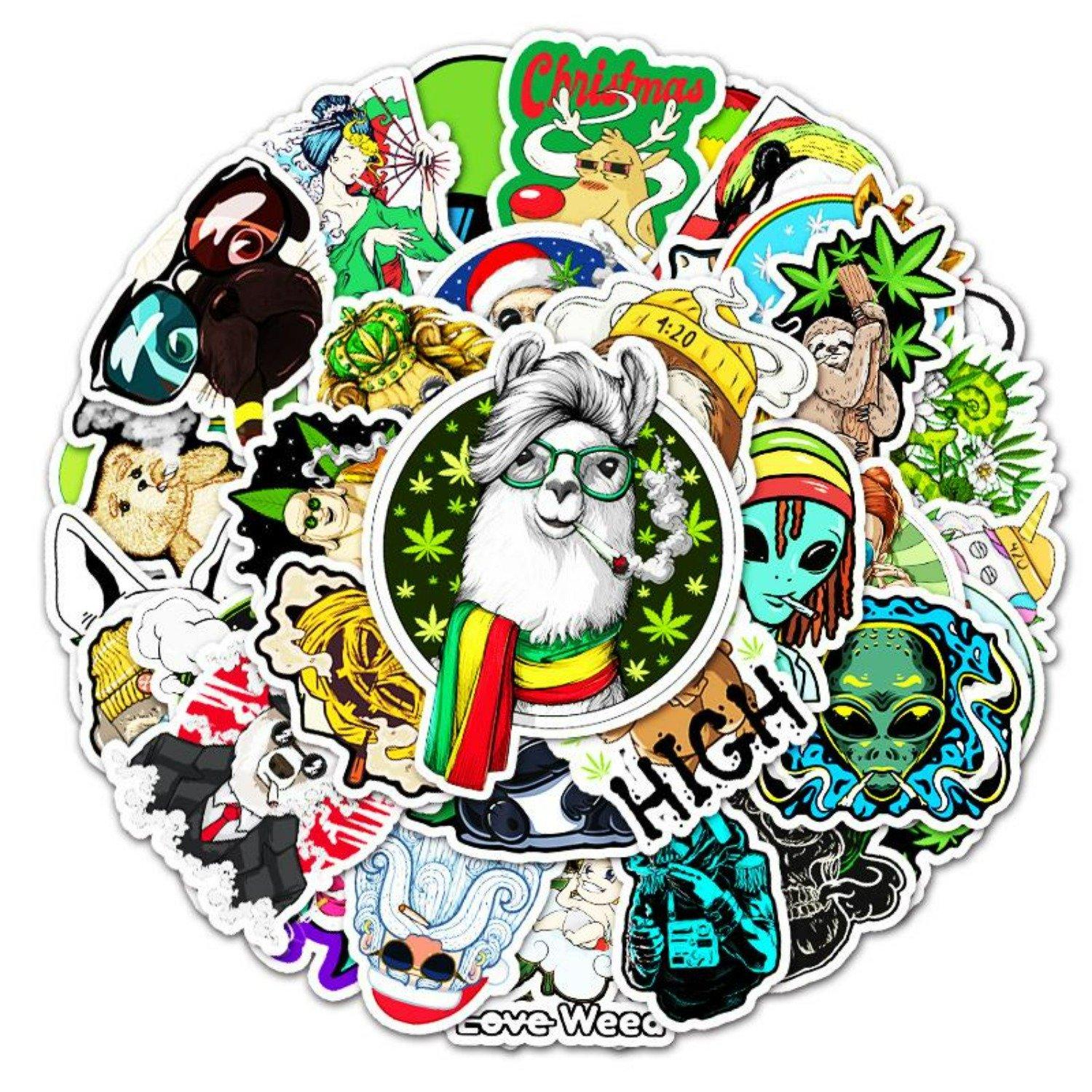Smoking Characters Vinyls Stickers Pack Decals - StiCool