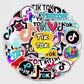 TIKTOK Logo Graffiti Art Vinyls Stickers Pack Decals - StiCool