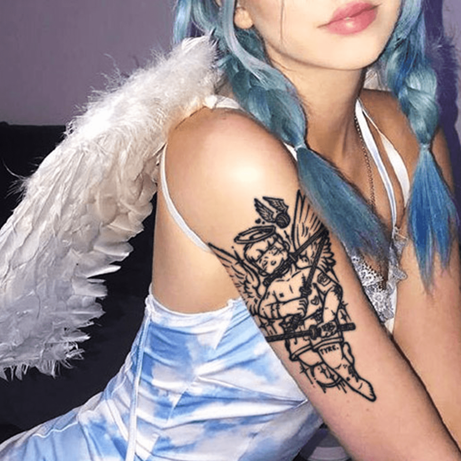 Naughty Angel Semi-Permanent Tattoo - StiCool
