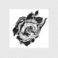 Grey Rose Temporary Tattoo - StiCool