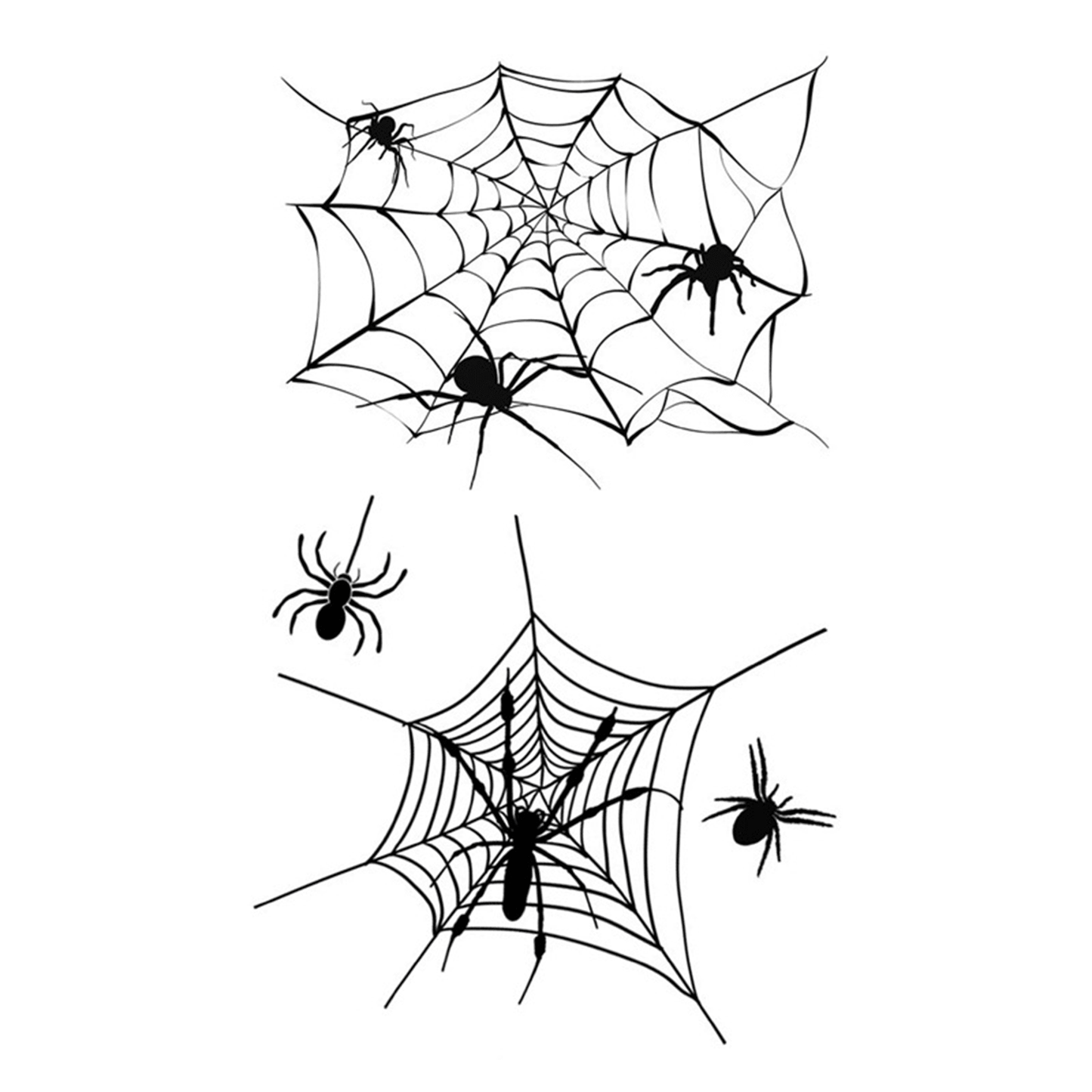 Spider Web Temporary Tattoo - StiCool