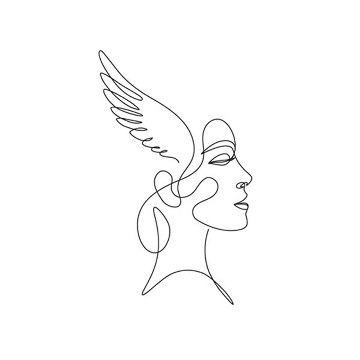 Lady Wing Semi-Permanent Tattoo - StiCool