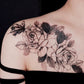 Butterfly Roses Temporary Tattoo