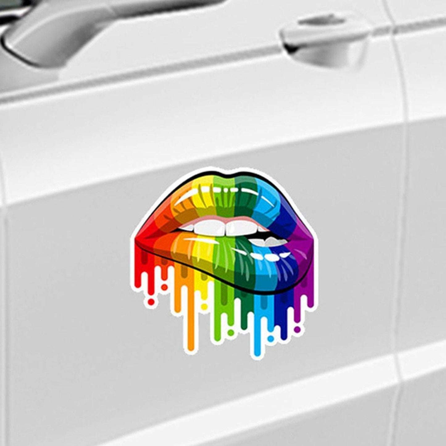 Sexy Rainbow Lips Sticker - StiCool