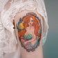 Glorious Mermaid Princess Temporary Tattoo