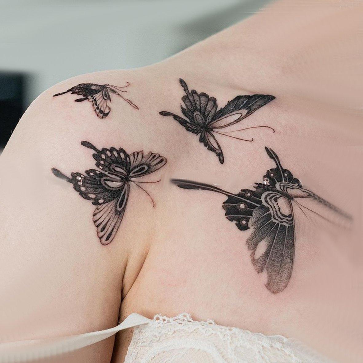 Butterflies Temporary Tattoo - StiCool