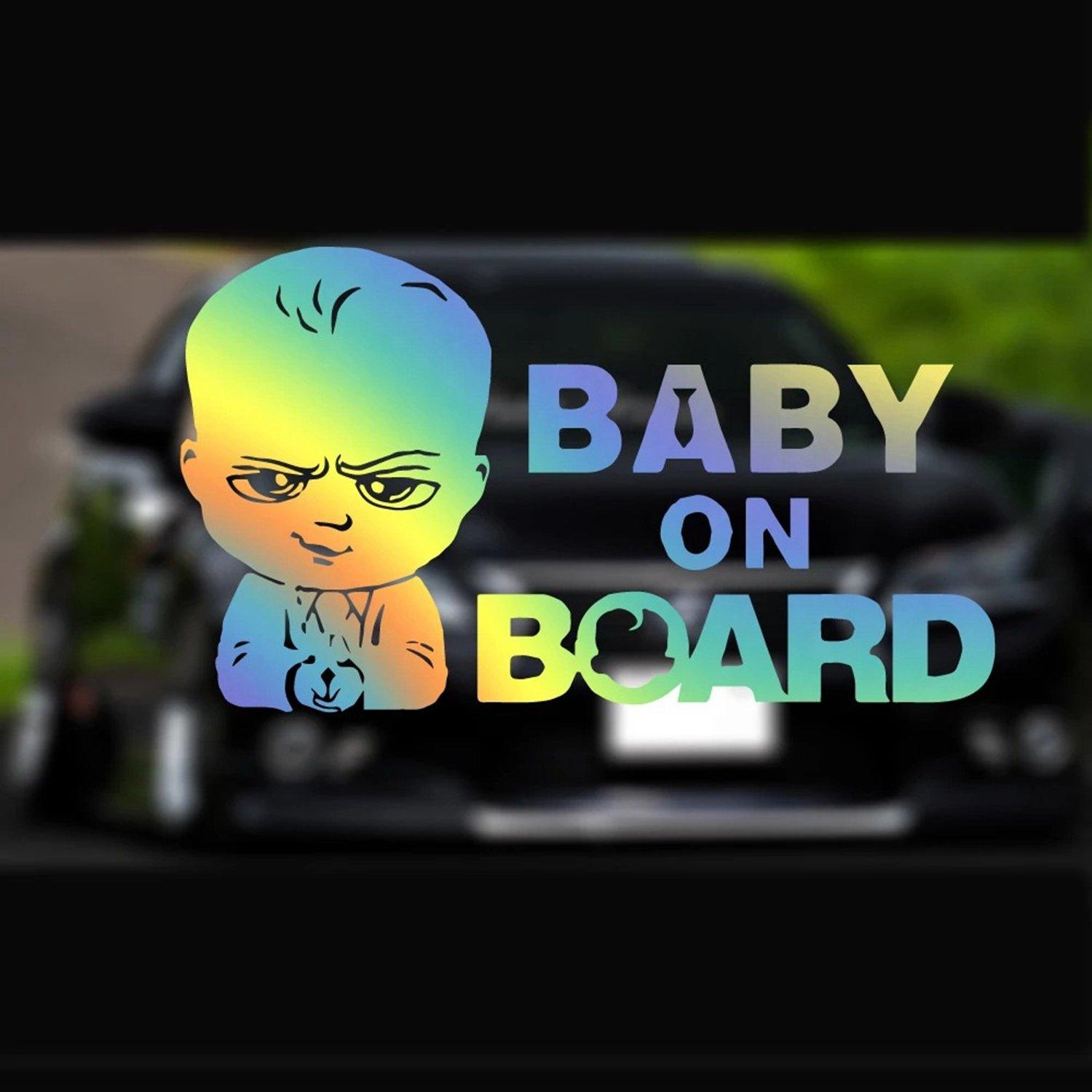 Baby on Board Sticker-Smirk - StiCool