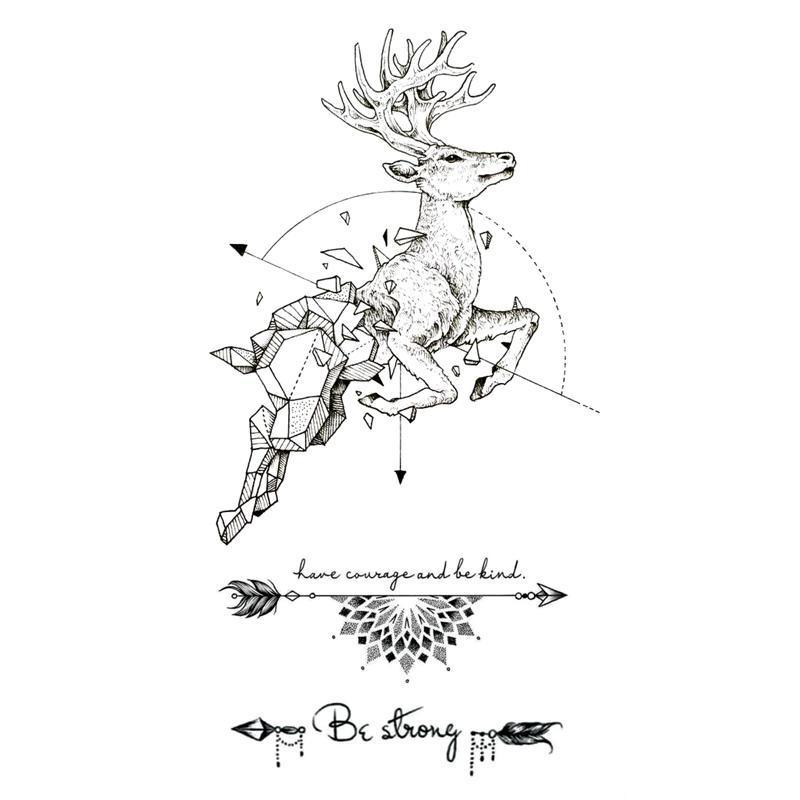 Arrow Elk Temporary Tattoo - StiCool