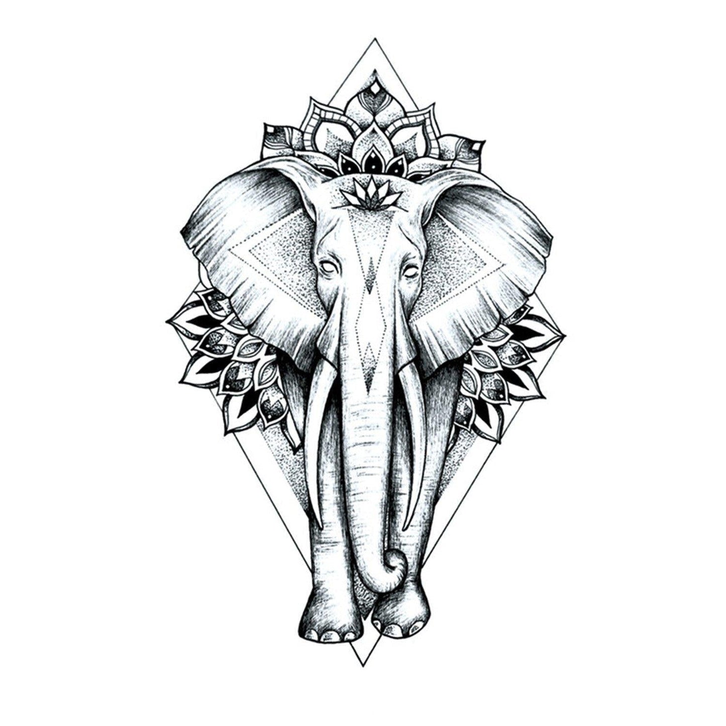 Elephant Temporary Tattoo - Body404