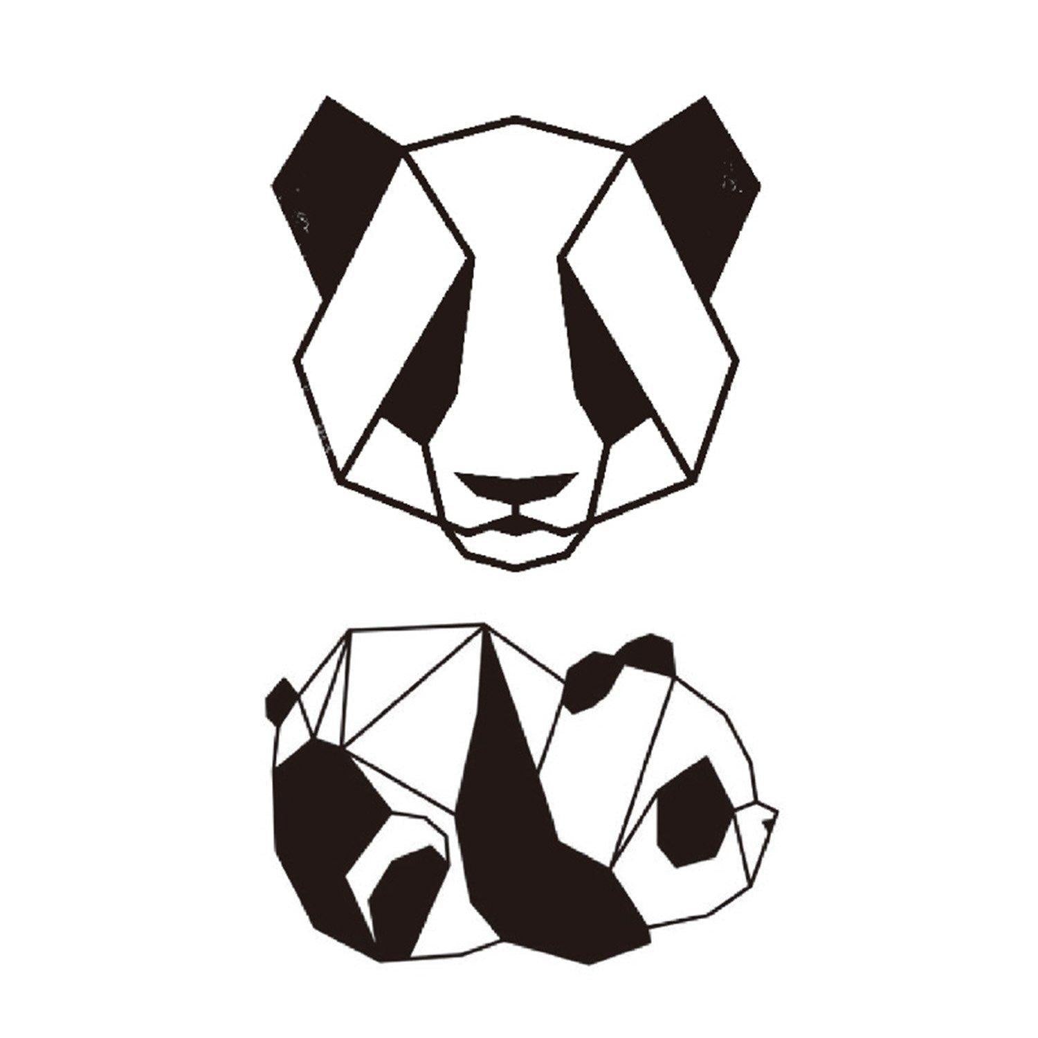 Pattern Panda Temporary Tattoo - Body404