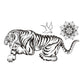 Pattern Tiger Temporary Tattoo - Body404