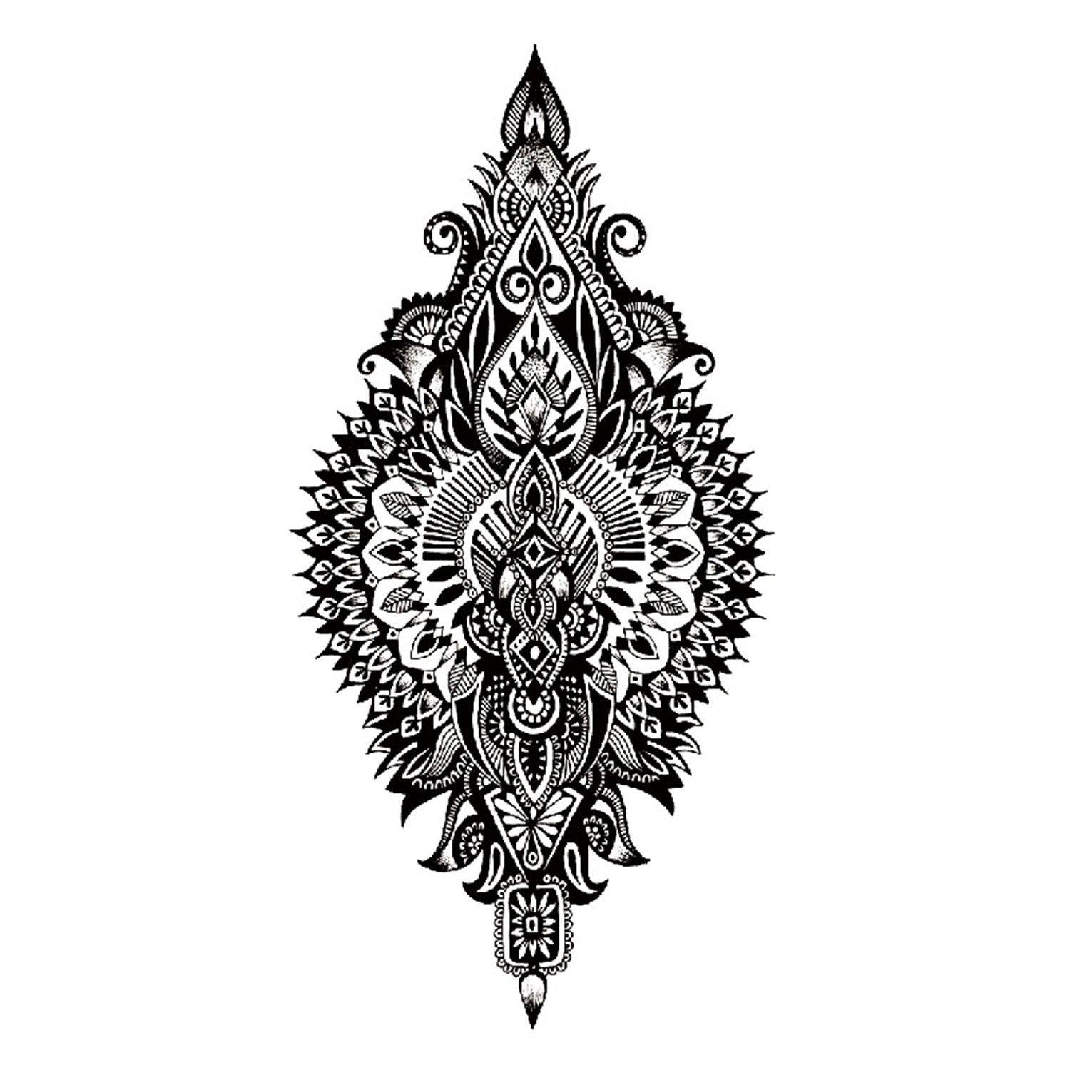 Pattern Mandala Temporary Tattoo - Body404
