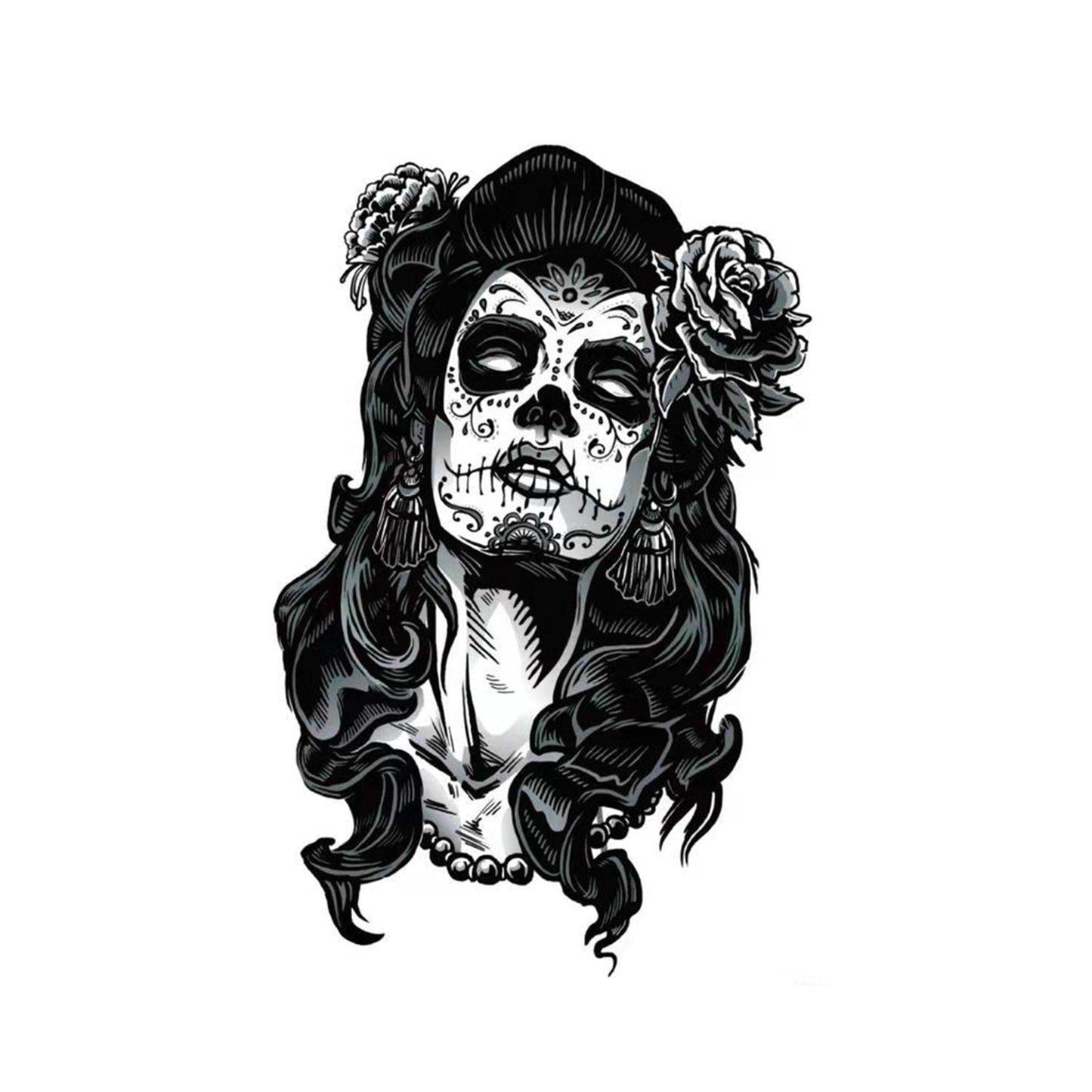 Zombie Lady Temporary Tattoo - StiCool