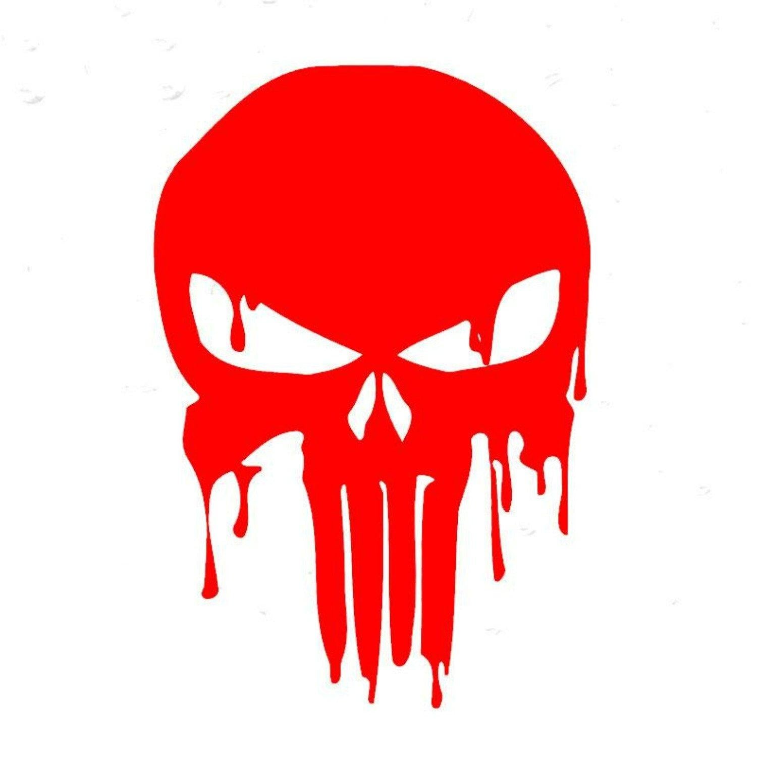 The Punisher Skull Car Decal Sticker - StiCool