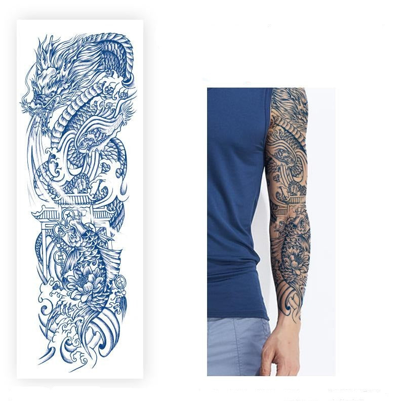 The Dragon of Rain Semi-permanent Tattoo
