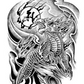 Dragon Roar Semi-permanent Tattoo